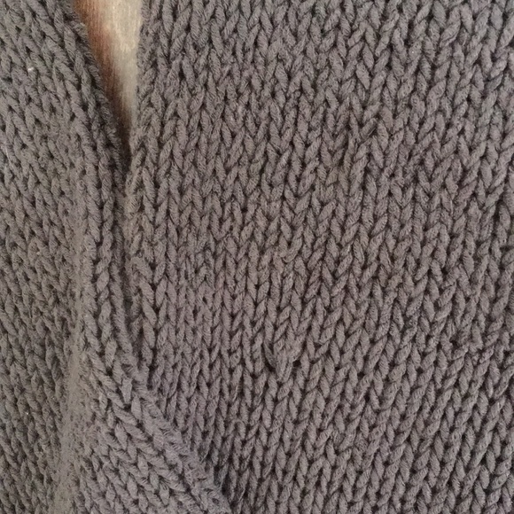 Nic+Zoe Knit Brown Taupe Sweater Mock Turtle Neck - Picture 4 of 5